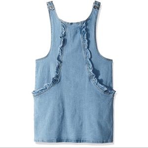 NWT HUDSON Girls' Big Shirtall, Aura Atlantic wash